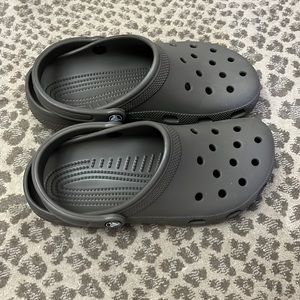 Womens Crocs size 9 worn once light brown